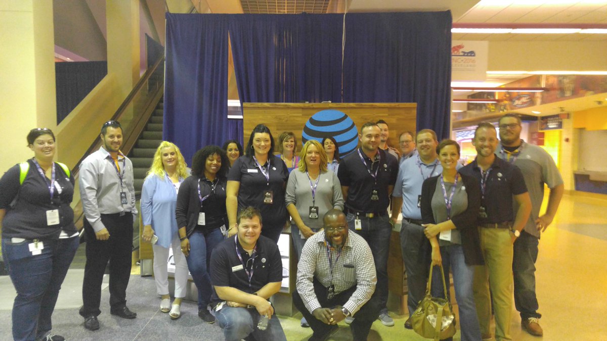 RNC team gearing up for next week! #LifeAtAtt #attemp