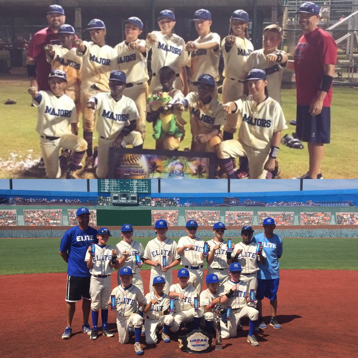 EILittleRock's tweet photo. ICYMI: The EI Majors and EI Elite 12U won their @USSSA  World Series #EILR #WinnersWork https://t.co/Q5kVco38JD