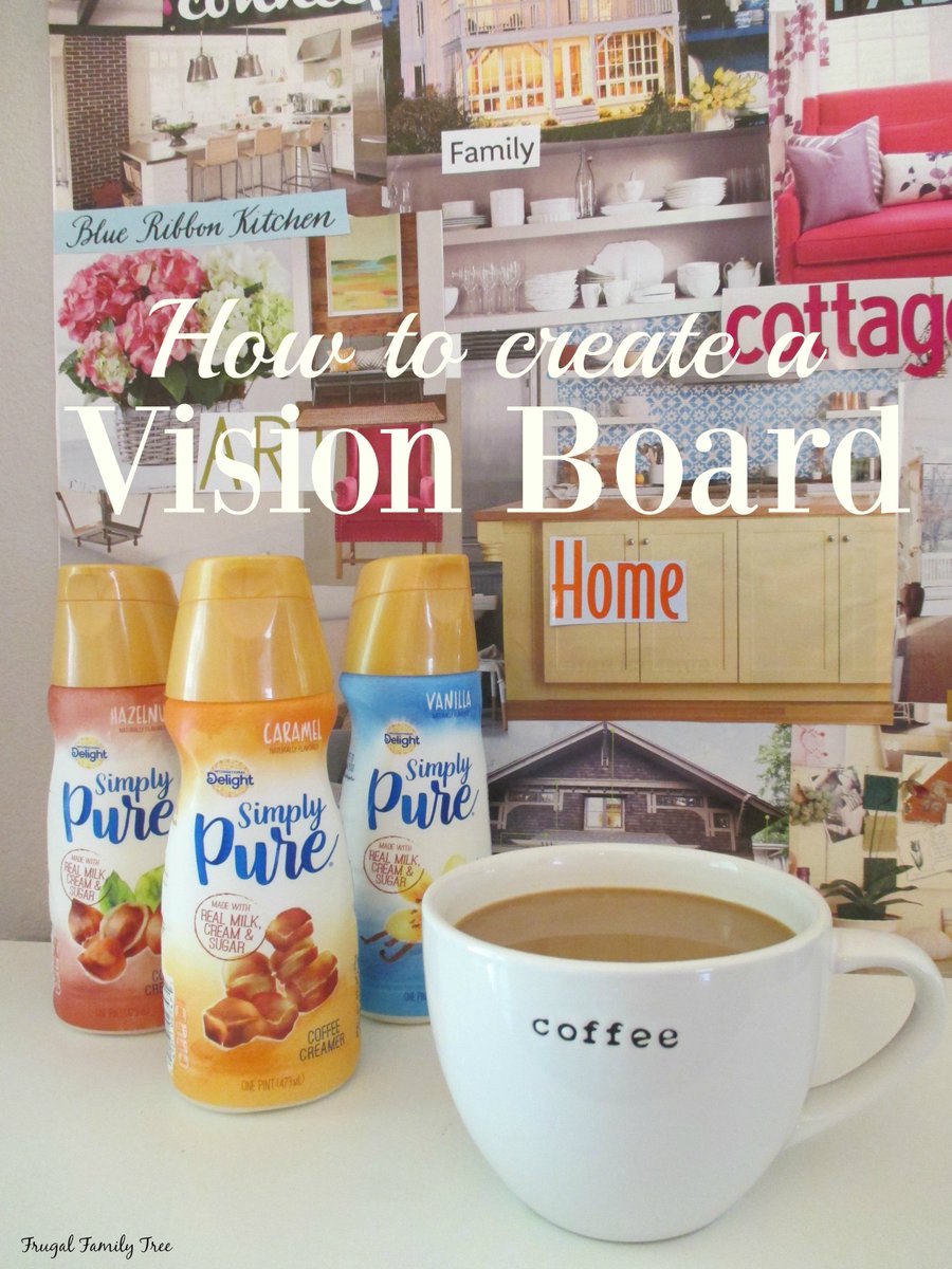FrugalFamTree's tweet photo. My coffee and my vision board give me an inspiring start to my day. #IDSimplyPure #ad https://t.co/hnEiEaMe75 https://t.co/Zp2xNGhbEk