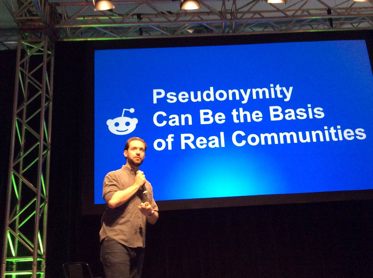 CarlaMays's tweet image. #pseudonym #pseudonymity .@startupfest @alexisohanian @reddit #authenticity #privacy #security