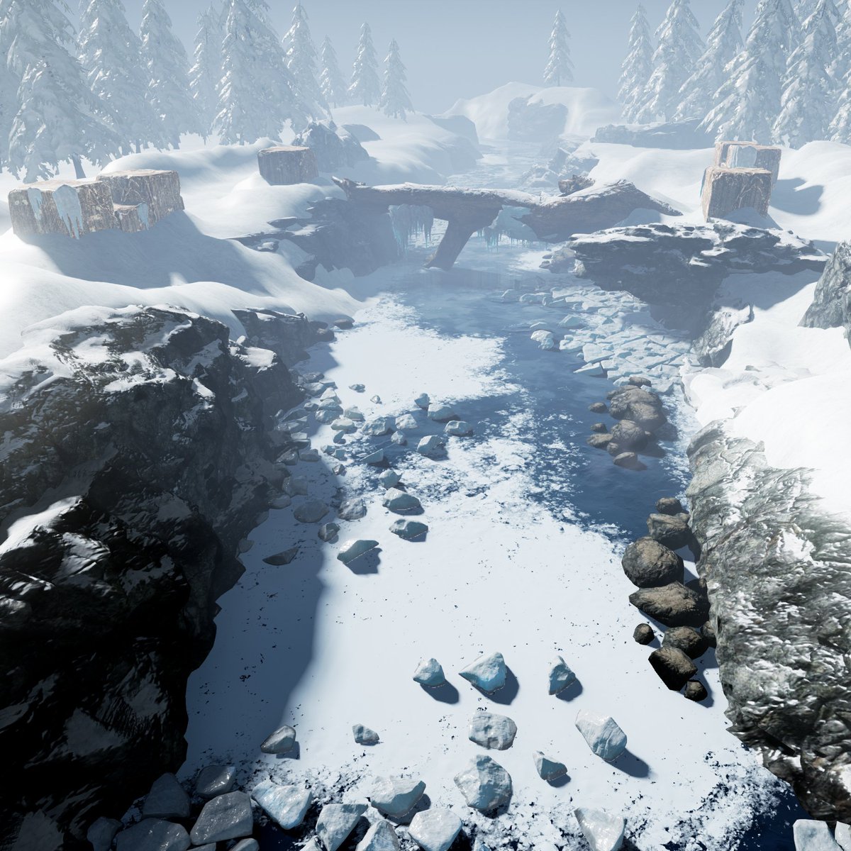 TacticalLegends's tweet photo. Find your own strategy on the Blizzard Passage map! https://t.co/IOCocgGABB #UE4 #Game #IndieGame #IndieDev #GameDev https://t.co/ph8sVDGq3M