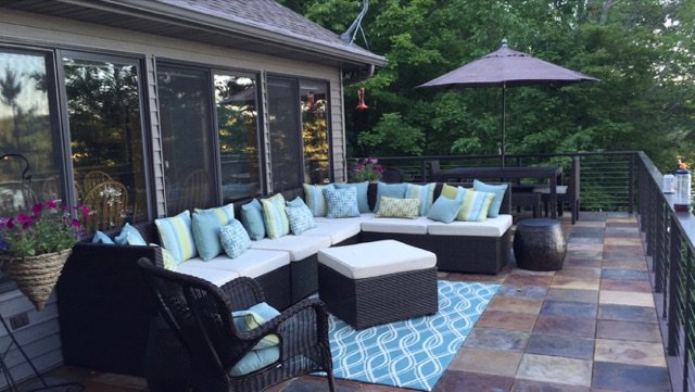 DekTekTile's tweet photo. DekTek Tile bringing a warm indoor elegance to your outdoor living spaces! #tiledeck #decking #luxury #builder #deck https://t.co/hMeFkQxQHs