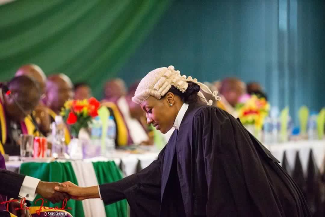 Aisha Buhari Watches As Her Daughter Is Called To Bar At Nigerian Law School (Pics) CnVTbqFW8AAq1dO