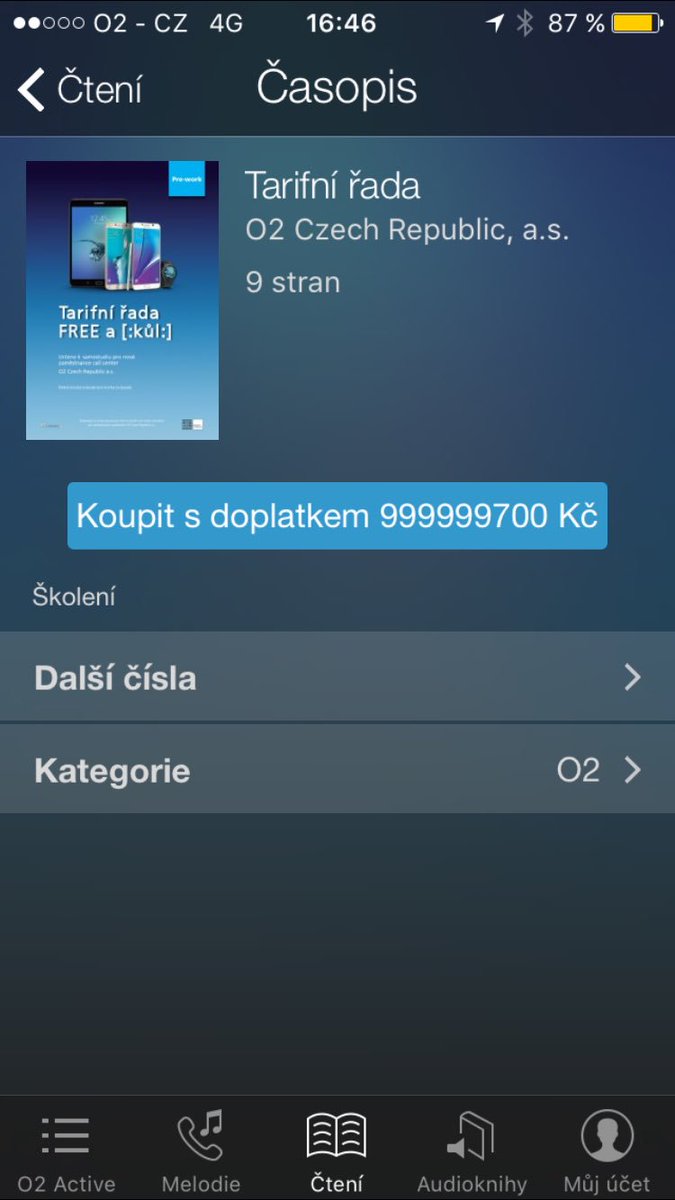 Georgo10's tweet photo. Casopis za lidovou cenu od @O2_CZ #o2active https://t.co/RWFEJVokBf