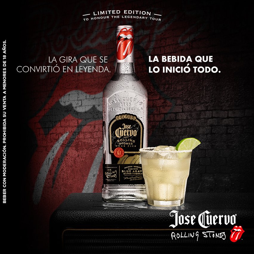JoseCuervoAr's tweet photo. ARGENTINAAAA!!!Con ustedes, nuestra ed.limitada Jose Cuervo Rolling Stones.https://t.co/xs0Bu3Il2y #TheRollingStones https://t.co/5qssifq8FJ