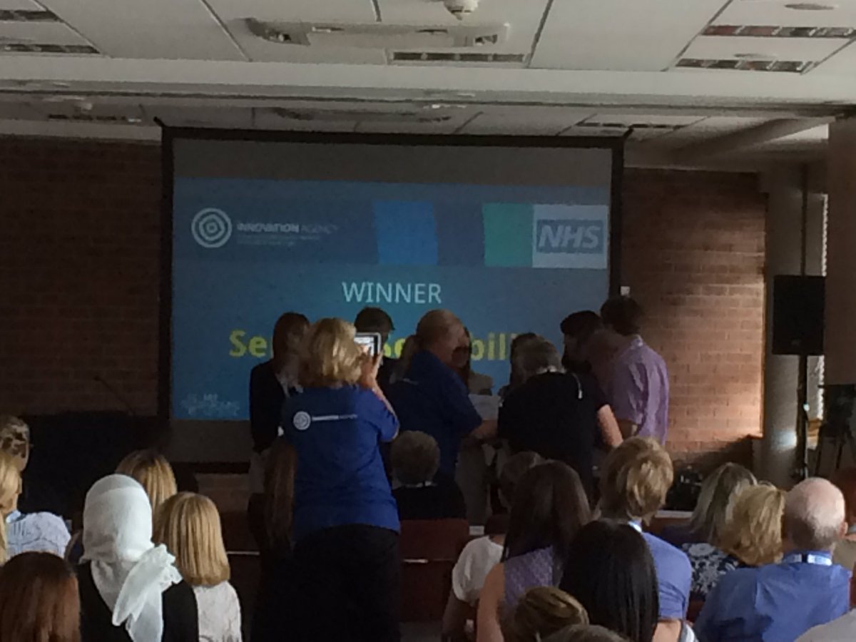 innovation_mike's tweet photo. There can only be one winner!! Sense&Sensibility team wins #CareHomeHack #HackWell @innovationnwc https://t.co/lVOKX3DK93