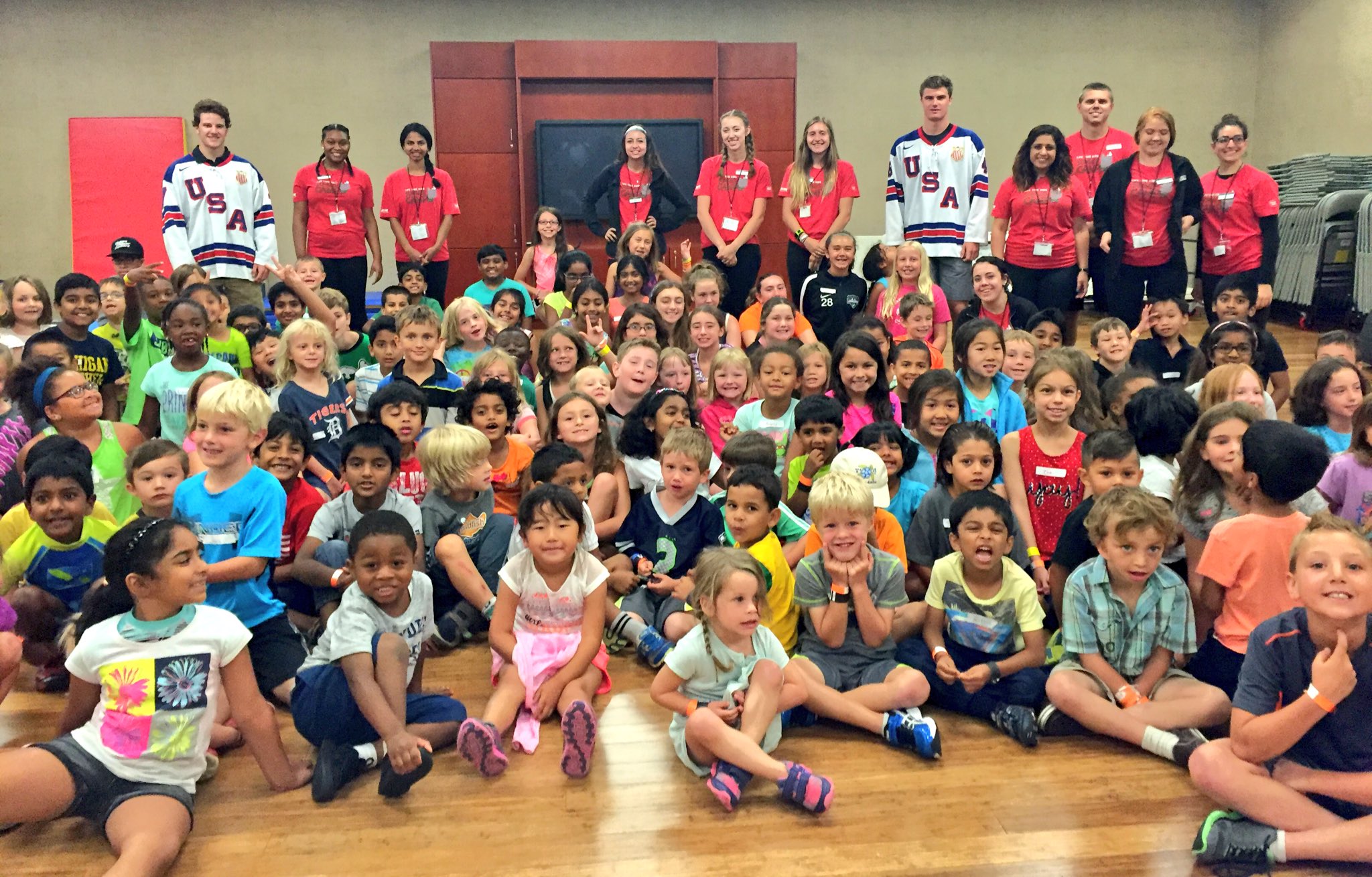 Usa Hockey S Ntdp On Twitter Logancockerill Tommy8miller Answered Questions Signed Autographs At Lifetime Fitness Novi Summer Camp Today