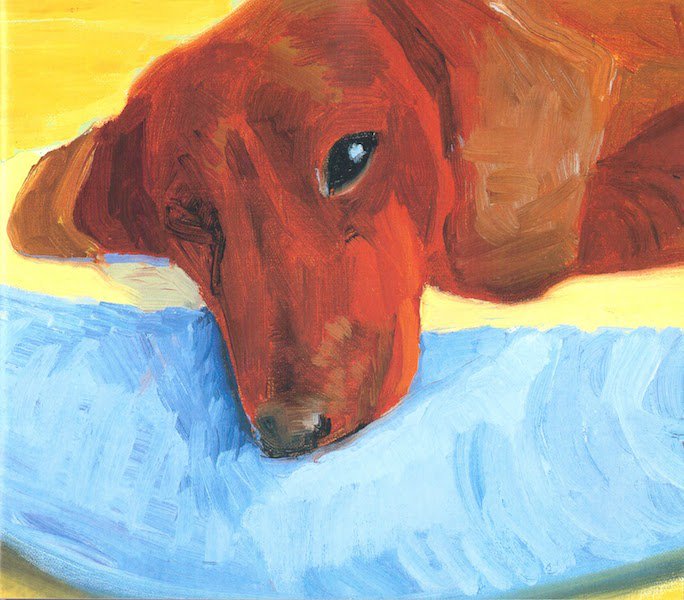 DachshundGifts's tweet image. #DavidHockney drew &amp;amp; painted his #dachshunds ! 84 images now collected into a lovely book 
devotedtodachshunds.co.uk/product/1249-d…