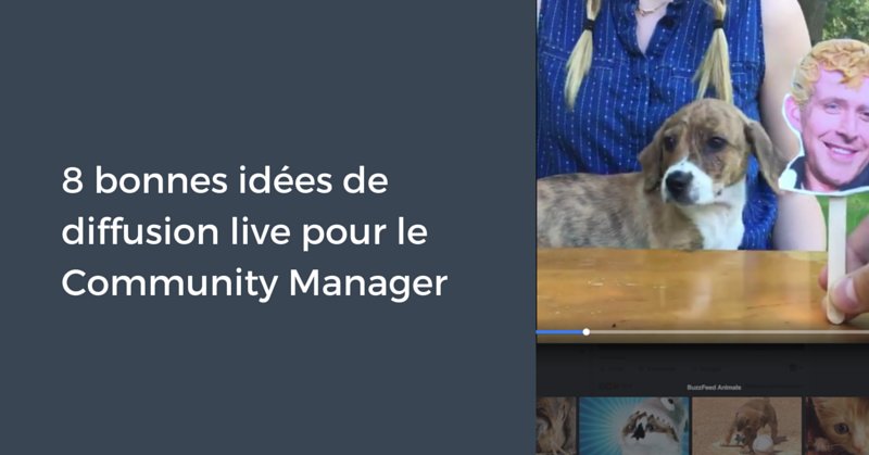 ClementPellerin's tweet photo. 8 bonnes idées de diffusion live pour le Community Manager https://t.co/Cpoh5bC29N https://t.co/8SkbprNnOS