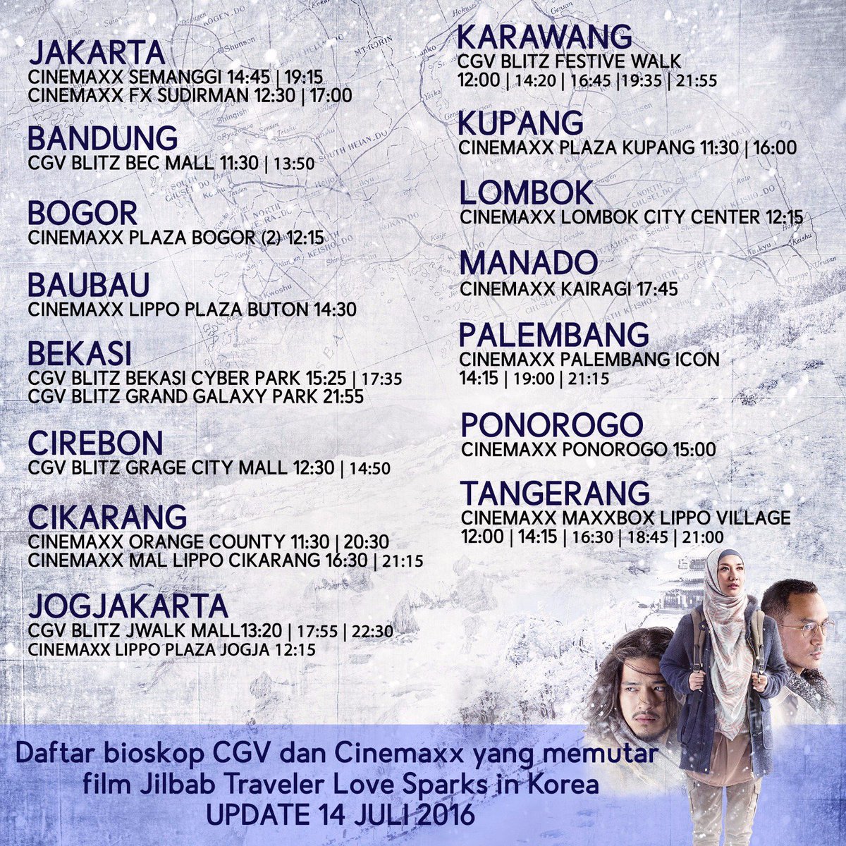 asmanadia's tweet photo. Apa kalimat favorit yg msh kamu ingat dari film #JilbabTraveler #LoveSparksinKorea? Filmnya sdg tayang di bioskop😘☺️ https://t.co/FoCDxvq5KT