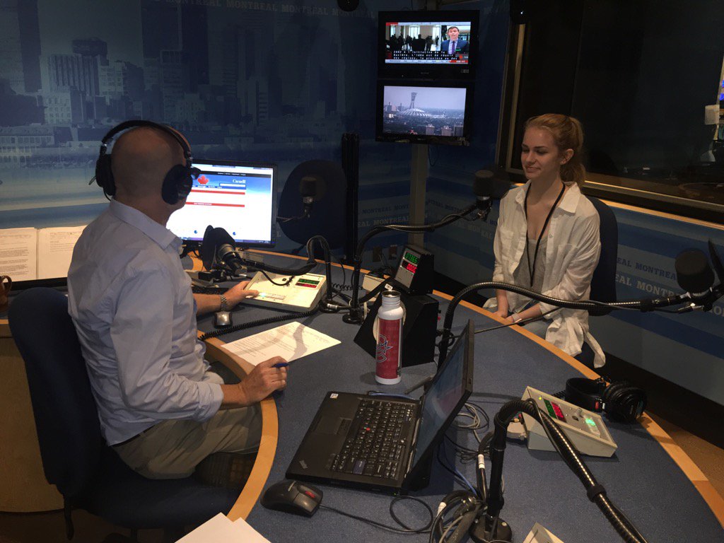 LFena's tweet photo. @lzyszkowski interview w @CBCNews re @startupfest kicking off @Montreal today!  Confab of start ups and investors https://t.co/iKQHH7T3g5