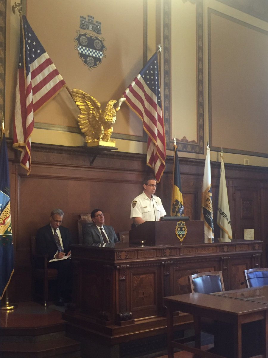 Today Mayor <a href="/billpeduto/">bill peduto</a> joins <a href="/PghPublicSafety/">Pittsburgh Public Safety</a> &amp; <a href="/PghEMS/">Pittsburgh EMS</a> to promote 5 new hires, 3 Crew Chiefs, &amp; 2 District Chiefs.