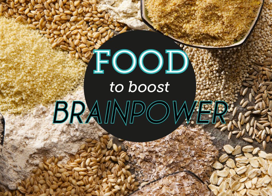 Wholegrain's release energy slowly, which will keep your brain alert throughout the day! #brainpower #cleverfood