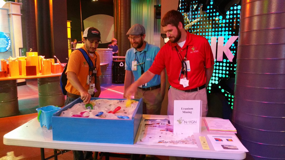 DE_Nuclear's tweet photo. .@NA_YGN members using fun games to share their nuclear energy knowledge with kids today #DukeNukeLife https://t.co/kuviE6Chos