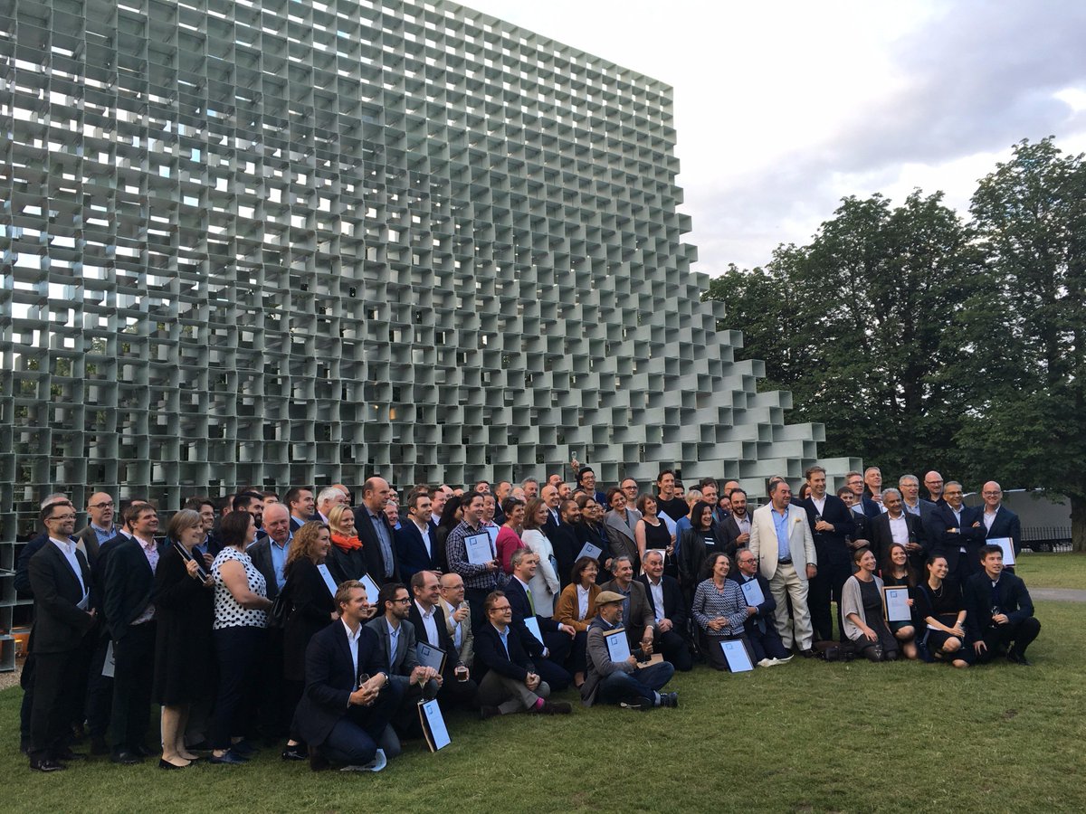 Thank you to the @RIBA for a wonderful #RIBANationalAward winners party last night hosted at the @SerpentineUK