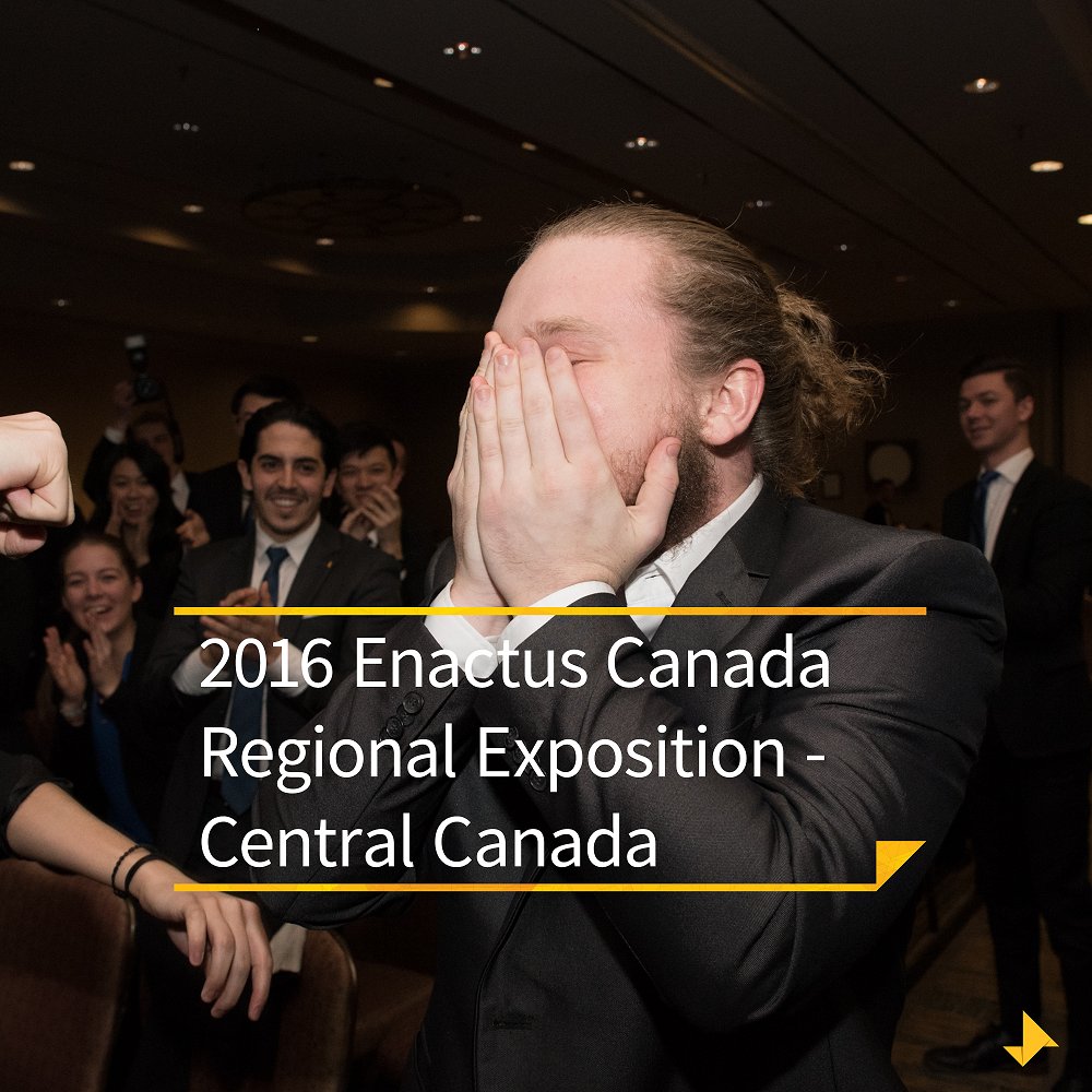 Enactus_Canada's tweet photo. Ben Canning - Student Entrepreneur Regional Champion at the 2016 Central Regional Exposition. #TBT #ECRegionals https://t.co/5P5zqyQMSR