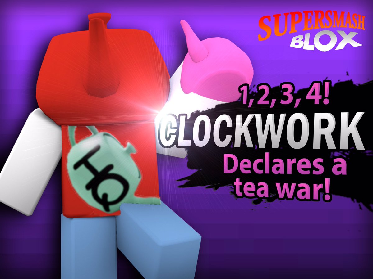 Super Smash Blox On Twitter Ssblox Picoftheday 3 3 Here S Clockwork S Splash Screen - roblox super smash bros blox