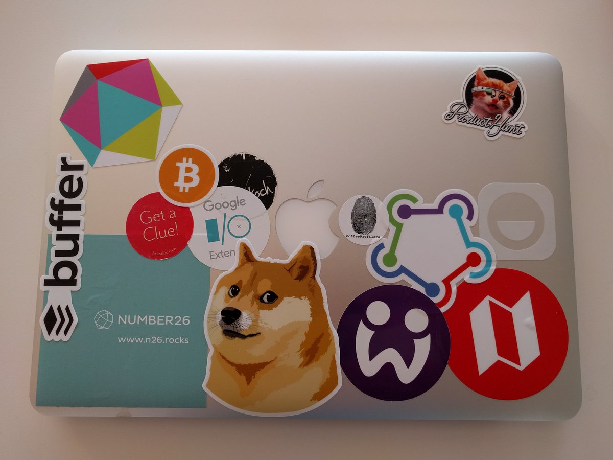 julianlehr's tweet image. Sticker Update!
Added doge, @ProductHunt &amp;amp; @GetReporter :)