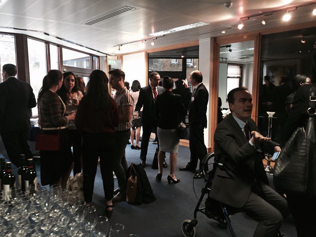 Guests beginning to arrive for the sell-out Modern Slavery seminar @7BedfordRow <a href="/ATLEUnit/">ATLEU</a>