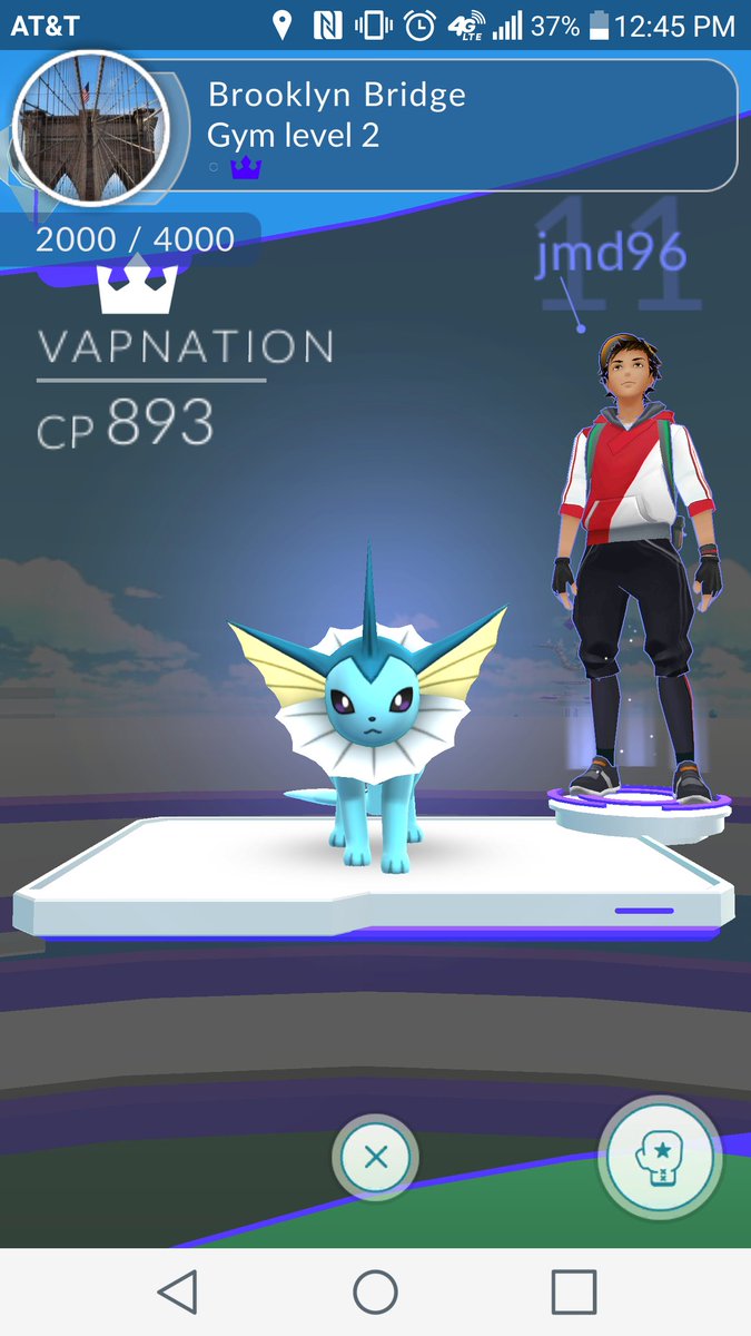 jdm2096's tweet photo. I'm the proud owner of the Brooklyn bridge gym https://t.co/4a08rPG9fE