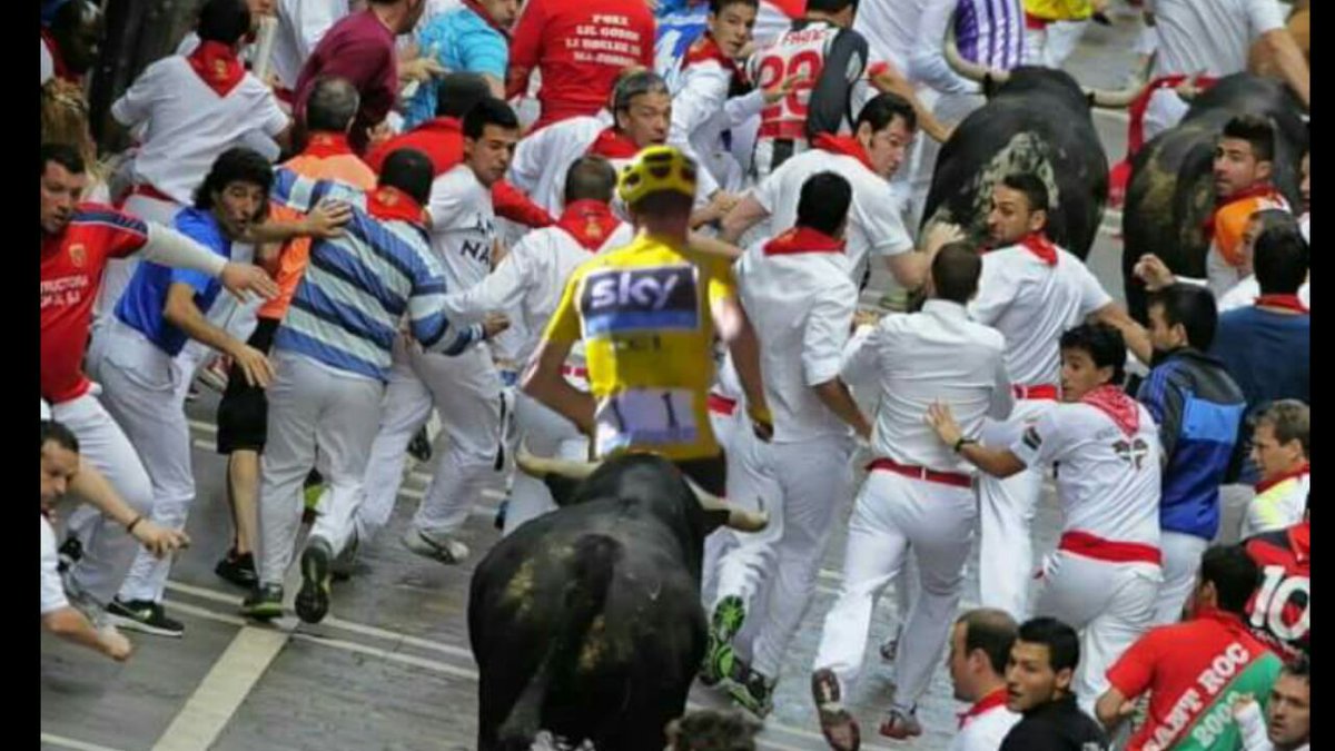 Froome nos arranca de nuevo una sonrisa de oreja a oreja.