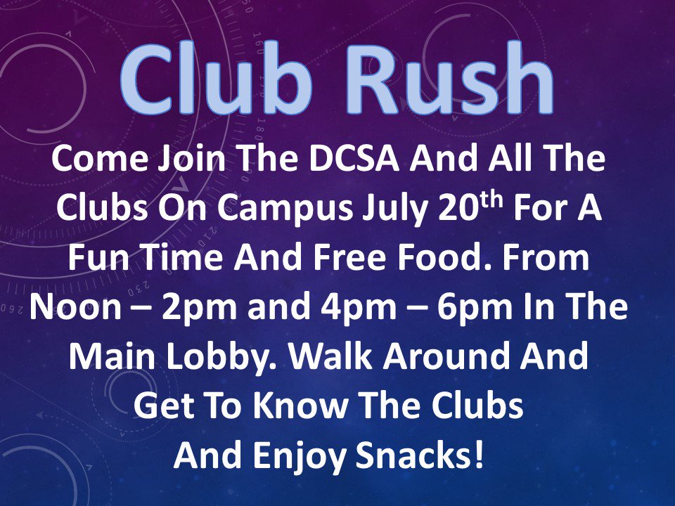 TheDSLA's tweet image. Upcoming Event!!