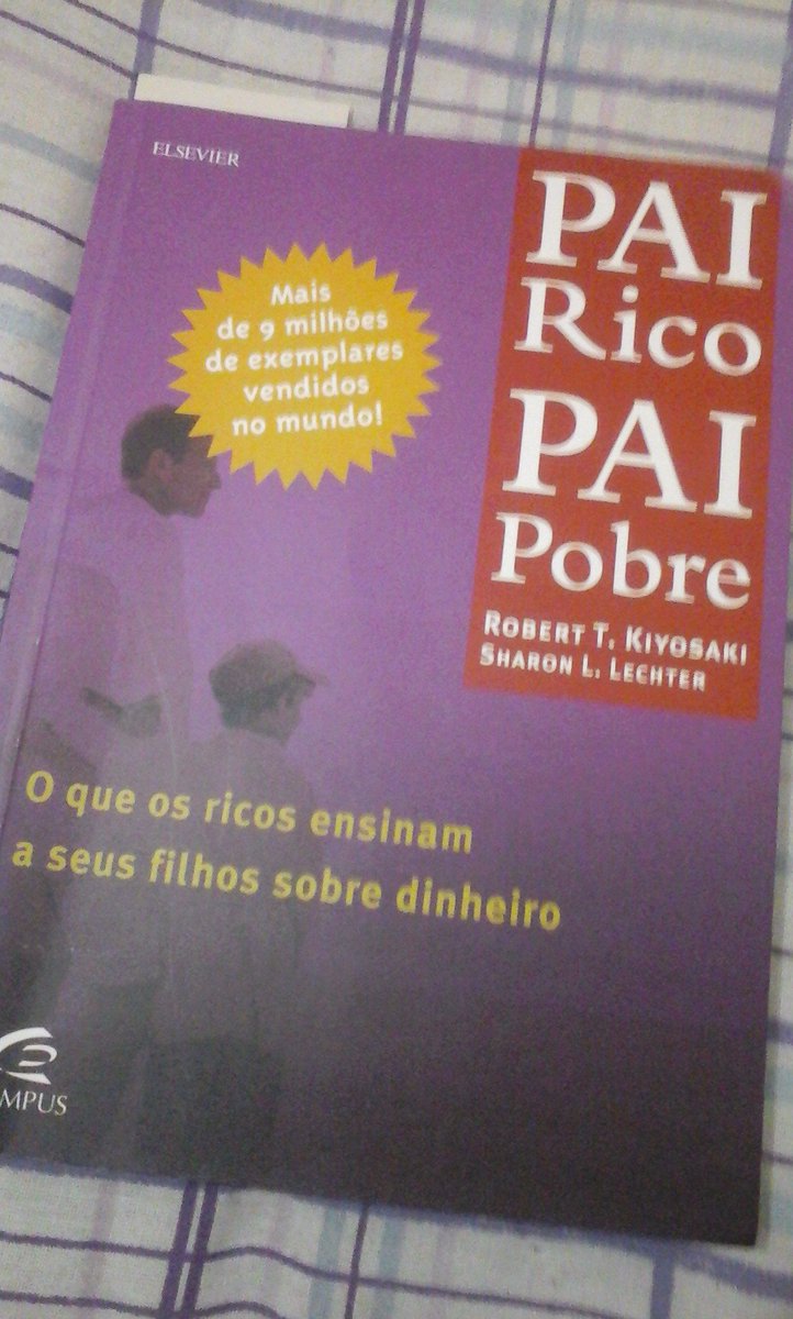 Nunca é tarde para se aprender sobre #EducaçãoFinanceira #PaiRicoPaiPobre #finanças #leitura