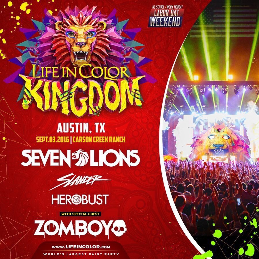 DallasEDMFamily's tweet photo. #LICAustin
Seven Lions
Slander
HeRoBust
Zomboy

#LICDallas
Adventure Club
NGHTMRE
Solano
Audien

Promo code "Ragers" https://t.co/0ZqUlSel5B