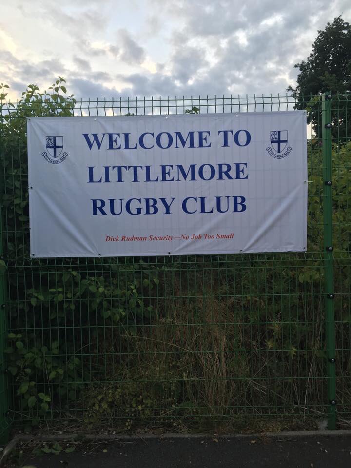 Littlemorerfc's tweet photo. With #rugby season approaching, LRFC lads were out in good numbers tonight &amp; all welcomed with a new entrance sign https://t.co/huhbmCtVAR