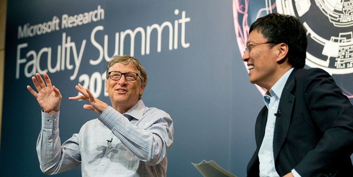 .<a href="/billgates/">Bill Gates</a>: <a href="/MSFTResearch/">Microsoft Research</a> making "more progress now per year than ever I would say in the last 25 years” #FacSumm