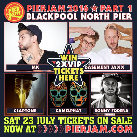 #FreebieFriday RT to Win 2 x VIP tickets to the Launch of #PIERJAM2016 On Sat 23rd July! Good Luck!