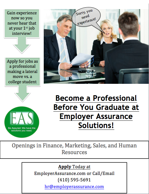 EmployerAssure's tweet photo. Apply today! #EASinternships #Fall2016 https://t.co/SbfqwwRAjm