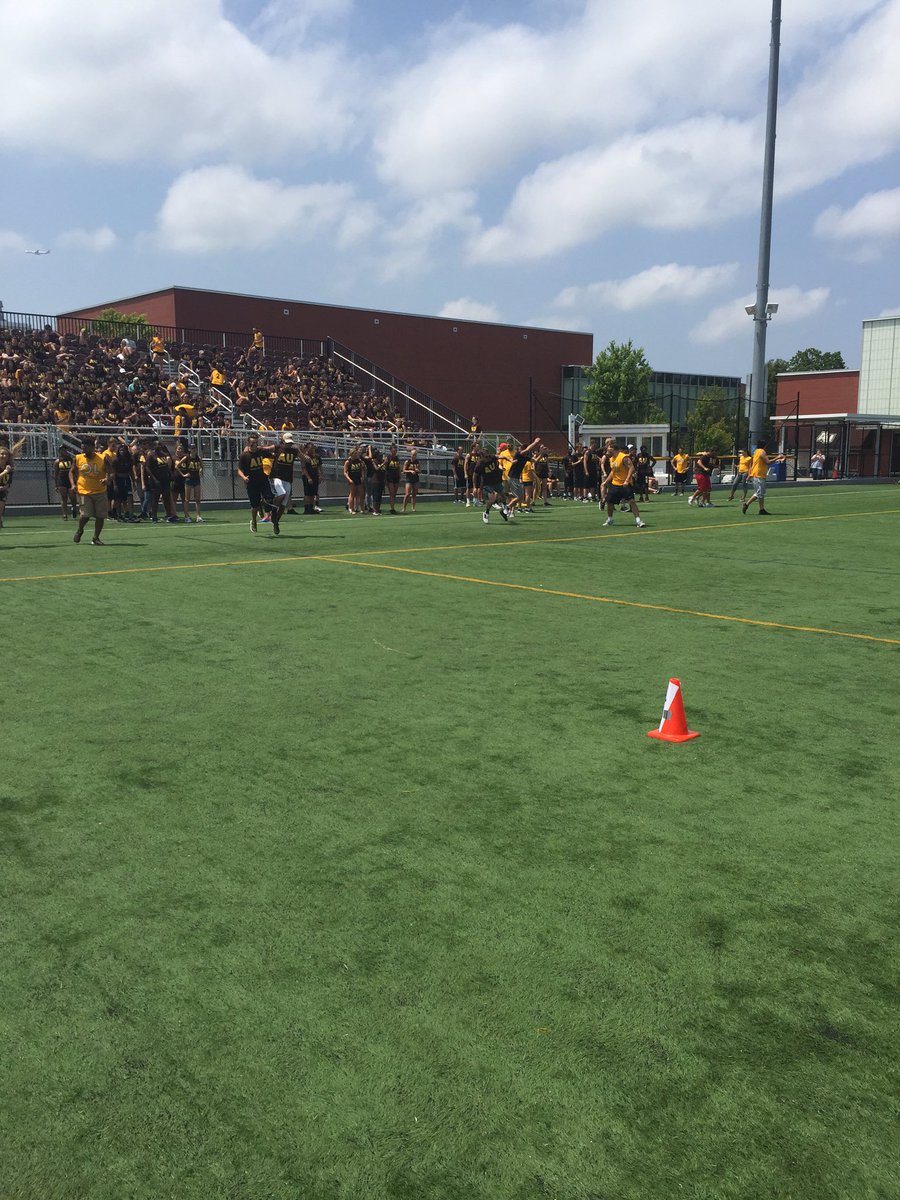 AdelphiU's tweet image. The three legged race is underway! #Adelphi2020