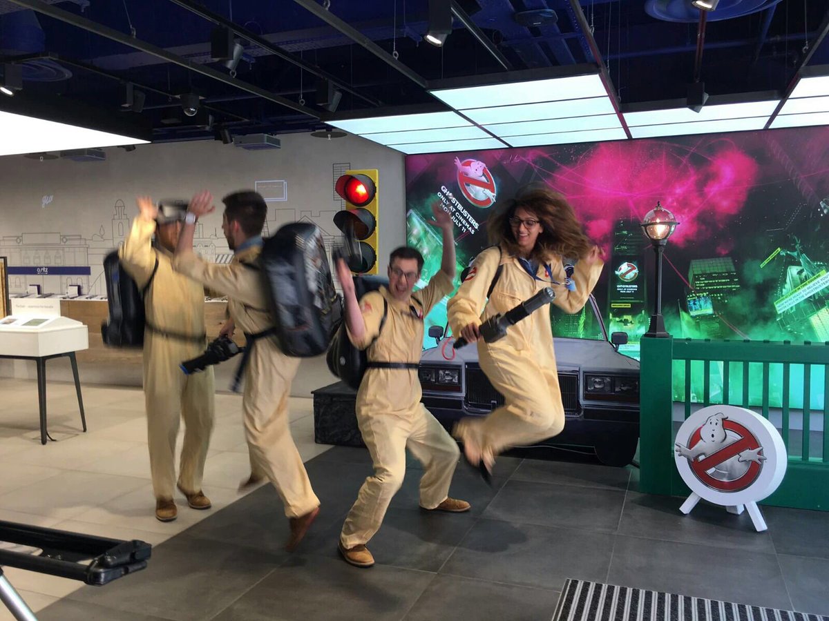 O2GuruBeth's tweet image. Our new theme is in full swing! Drop in #o2manchestermarketst to check out the action. #Ghostbusters of #Manchester