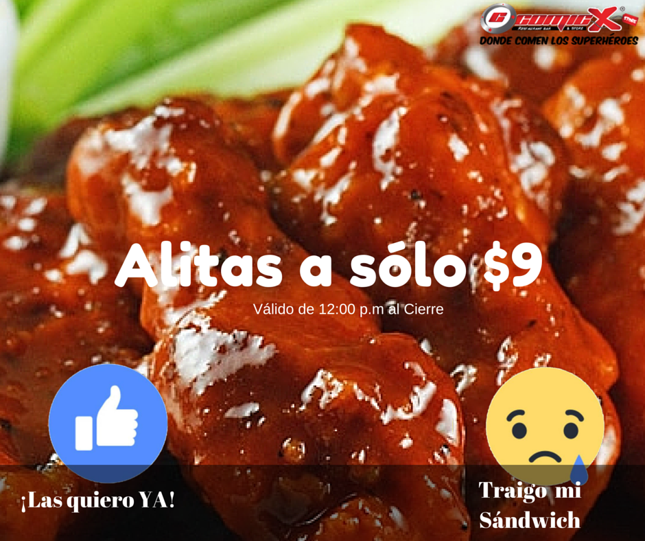 ComicxPachuca's tweet photo. Ustedes las pidieron y ya se las tenemos <3 Alitas a $9.00 c/u 
A partir de las 06:00 pm al cierre. https://t.co/PPrS1m7Lqo