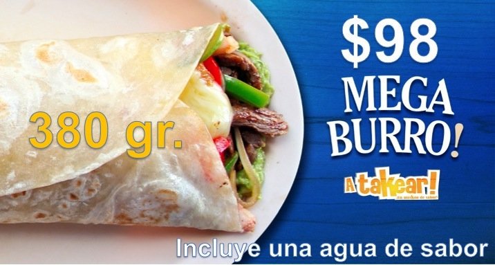 AtakearMx's tweet photo. #EsJuevesyTengoGanasDe romper la dieta con un #MegaBurro de #Atakear en @MultiplazaA https://t.co/q81EemdfQw