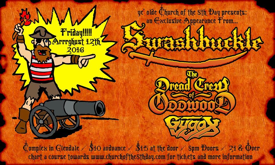 LA area folks, get stoked! We're playing at <a href="/ComplexLA/">Complex</a> on Friday 8/12 with @SwashbuckleBand &amp; @Oddwood!