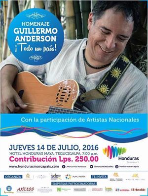 Entregarán medalla de reconocimiento a <a href="/guillermoandrsn/">Guillermo Anderson</a> por su invaluable labor en el arte de #Honduras