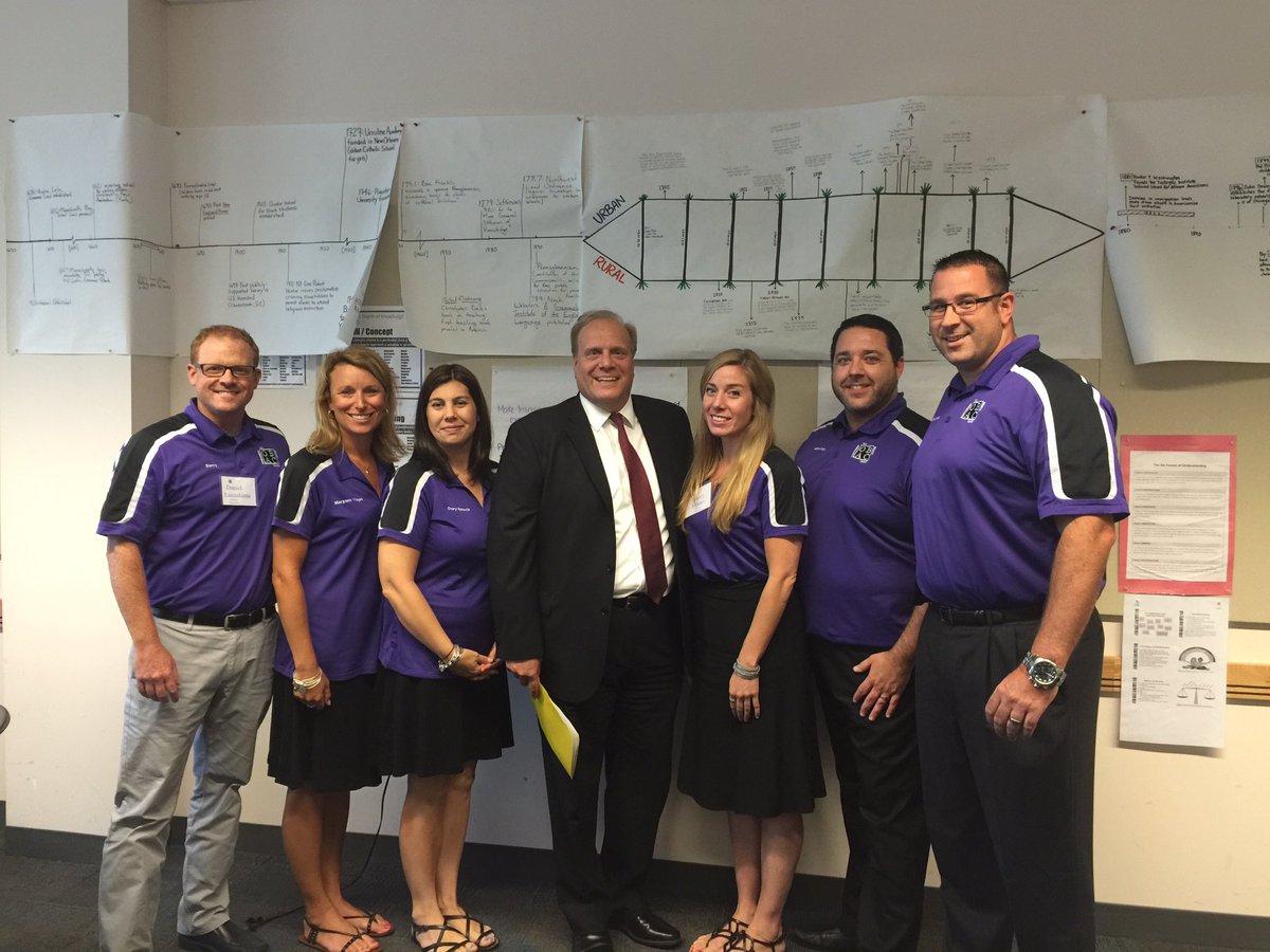OB_VP_Lynch's tweet photo. #ACSI2016 ~cultivating and empowering teacher leaders. Thank you Commissioner Hespe for your insights. #teamOB https://t.co/6N6SQjR9tL