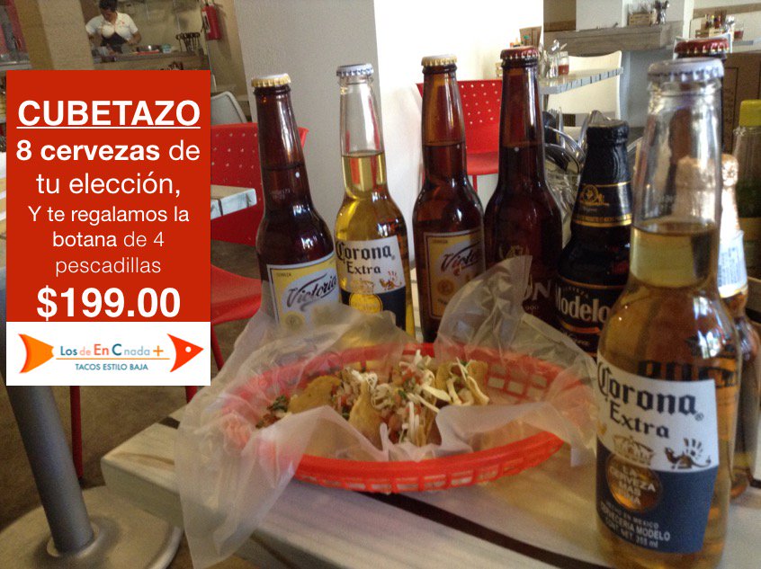 El mejor cubetazo! Te regalamos la Botana! solo en #losdeencnada #losdebaja #tacosdepescado