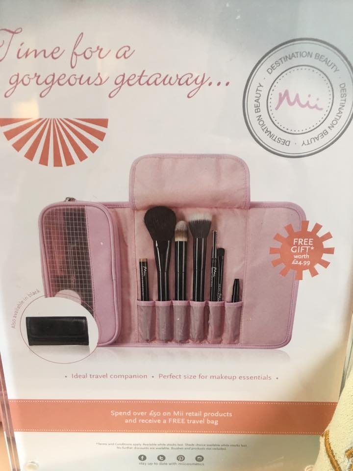 amici_beauty's tweet image. Spend over £50 on Mii Cosmetics and receive a FREE travel bag! @MiiCosmetics #freetravelbag #summer #makeup