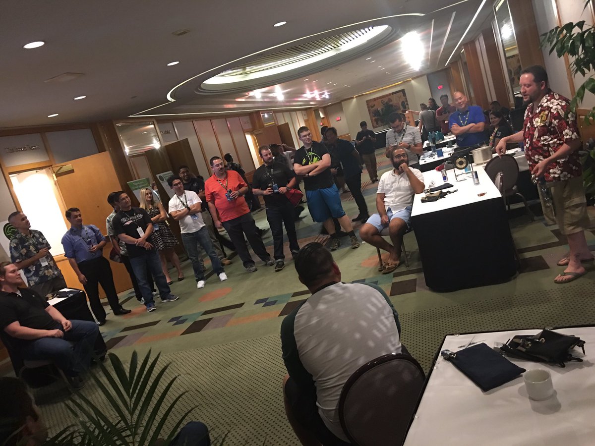 rher107's tweet photo. Final round of #gonggame day 1 #shakacon2016 #shakaconfun #shakaconlore @shakacon https://t.co/VRry6M257i