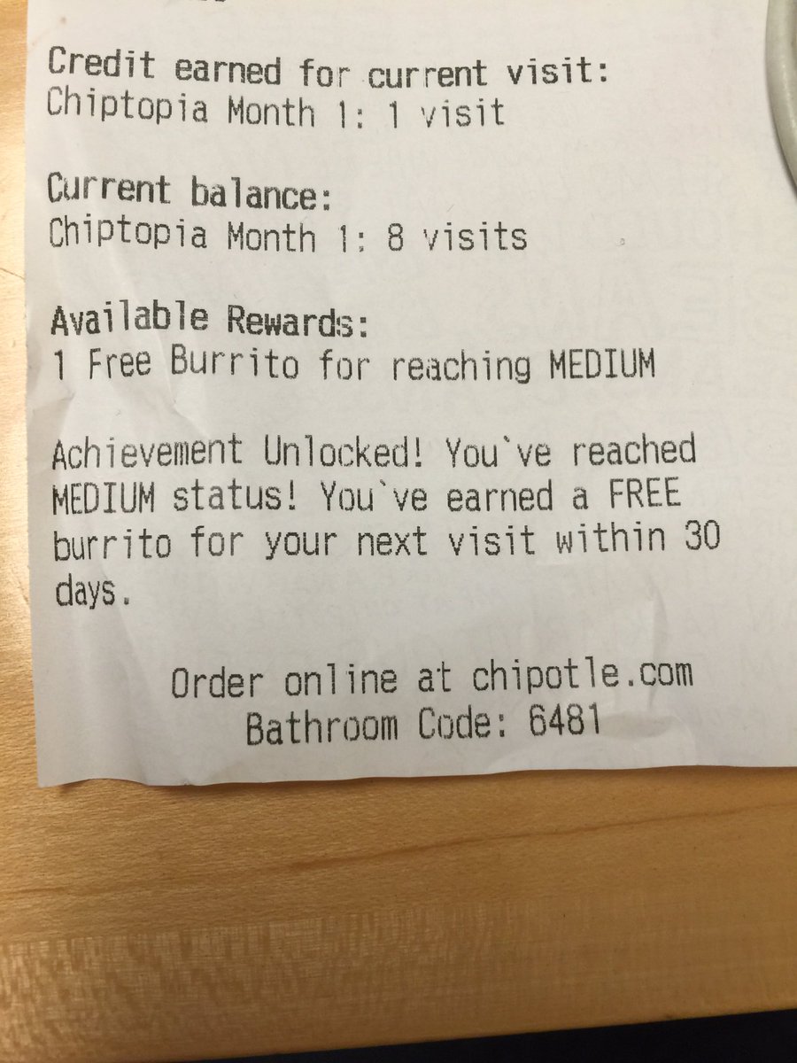 IAmKarlMarks's tweet photo. Medium #Chiptopia status @ChipotleTweets. It's time to start chipotle party invite list. #bribesaccepted https://t.co/YhrgPTPl9X