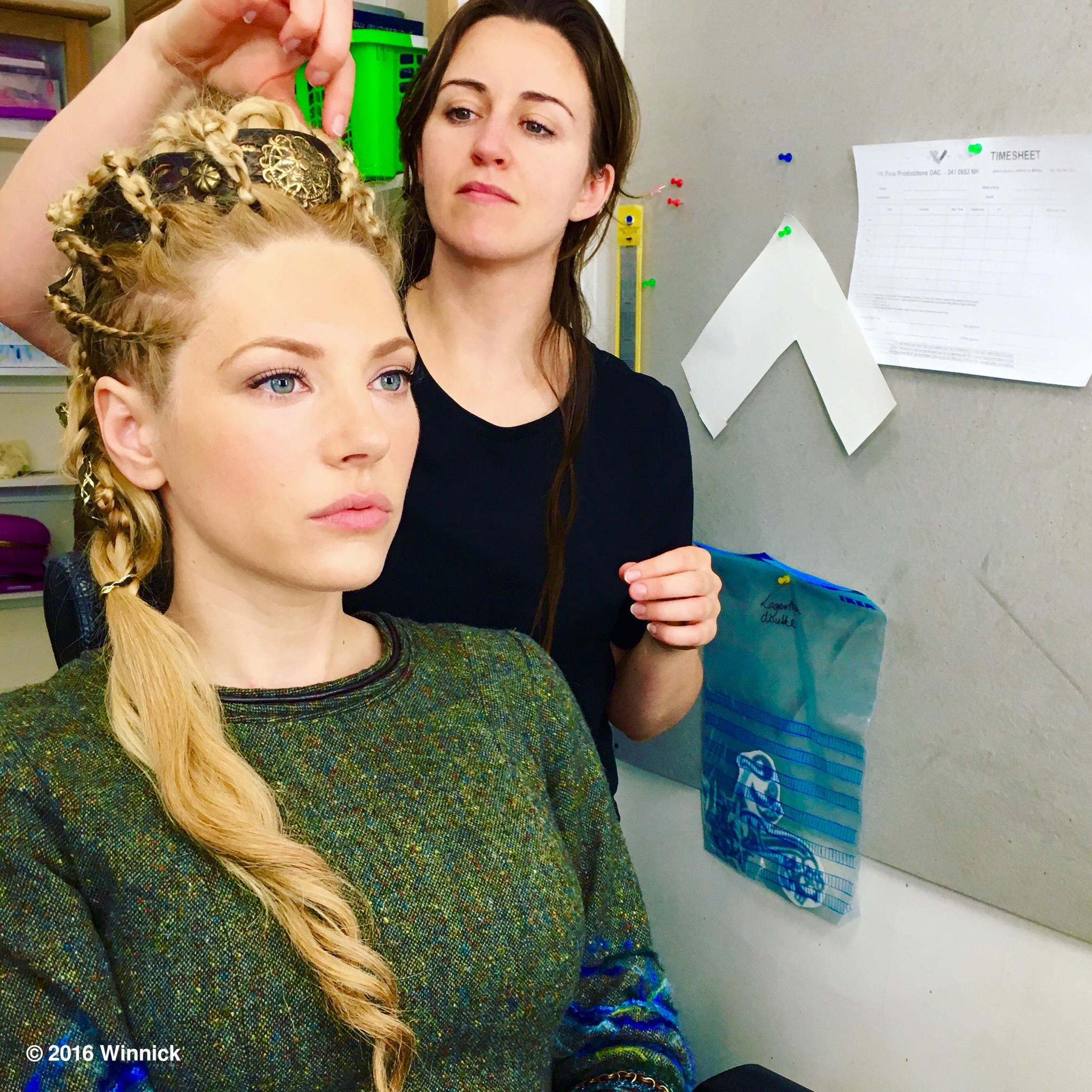Katheryn Winnick on Twitter: "When hair is an art. Thank you  @catherine_argue for your incredible talent. #Lagertha #Vikings #season5  https://t.co/kyZshG2jKa" / Twitter