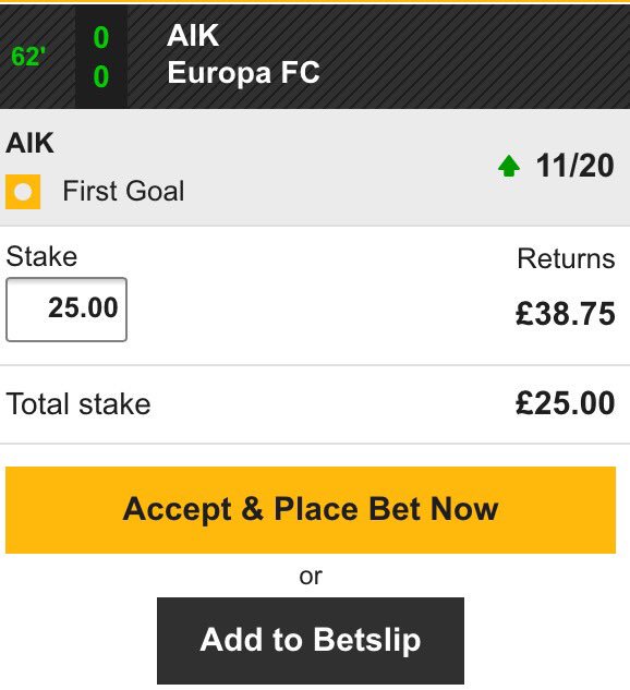 JackInPlayTips's tweet image. ⚽️£25-£1000 challenge⚽️ Bet 1