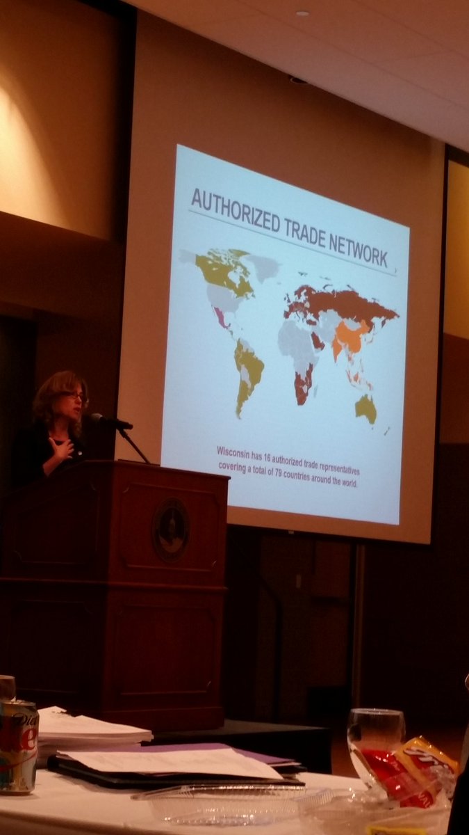 mitatrade's tweet photo. #mitatrade highlights WEDC'S Katy Sinnott as she presents to her board about the goals of the International Division https://t.co/bU7ev6jvG8