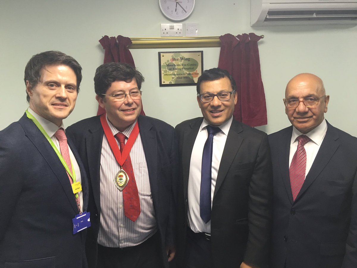 Moorfields's tweet photo. Bee wing @Moorfields Ealing officially opened! Thanks to all our staff and guests of honour https://t.co/zUugmi8aak
