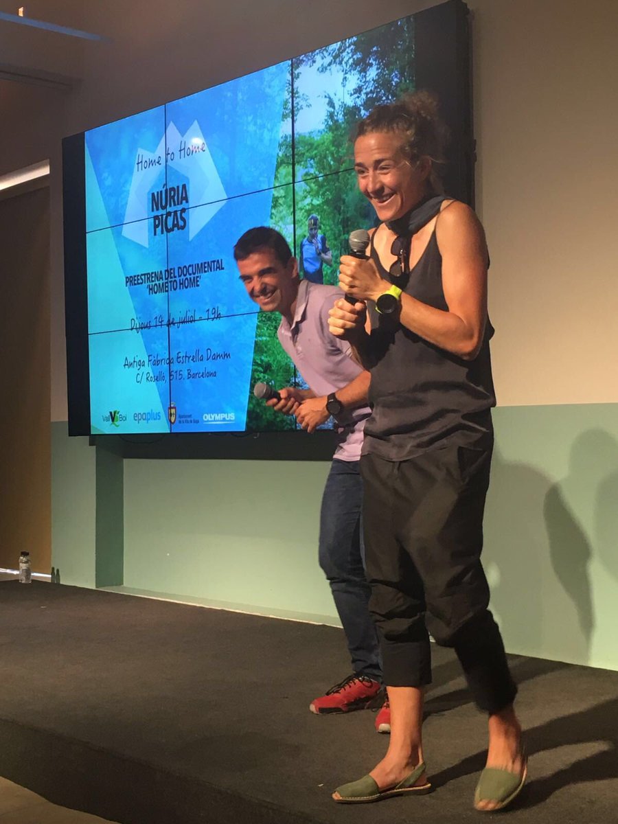 Ens ho hem passat molt bé a la preestrena del documental "Home to Home" de la <a href="/NuriaPicas/">Núria Picas</a>. Aviat per <a href="/esport3/">Esport3</a>!