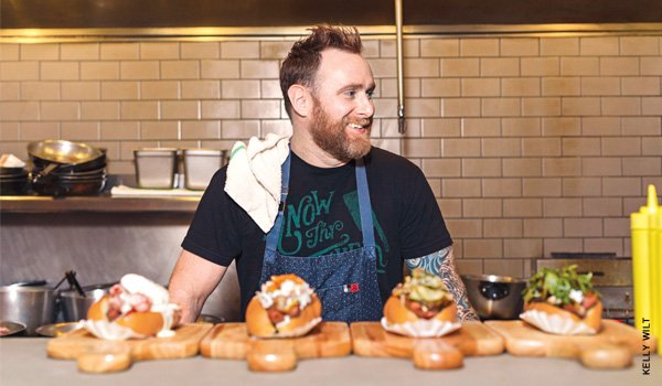 OhioMagazine's tweet photo. How Daniel Wright built a better hot dog at @senatepub https://t.co/X19UcHarV8  #nationalhotdogday https://t.co/3J1OGNRnqX
