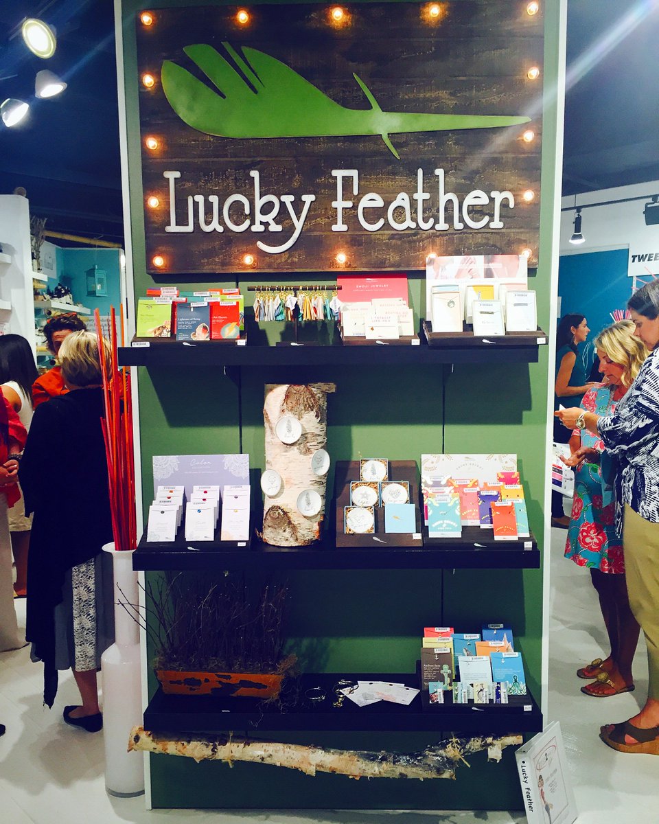 So excited to share the Lucky Feather love in ATL at Just Got 2 Have It! All kinds of adorable to be had 💁🏼✨ #jg2hi